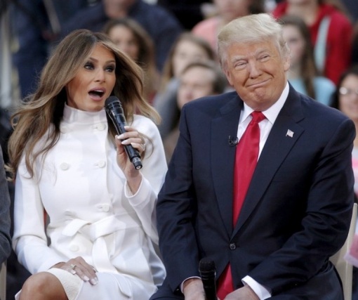 President and First Lady Trump