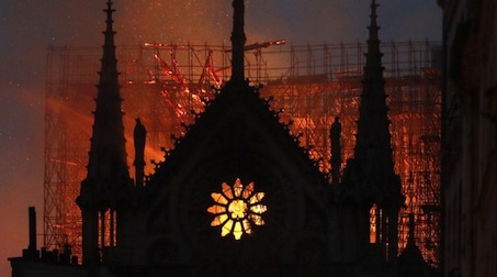 Notre Dame burns
